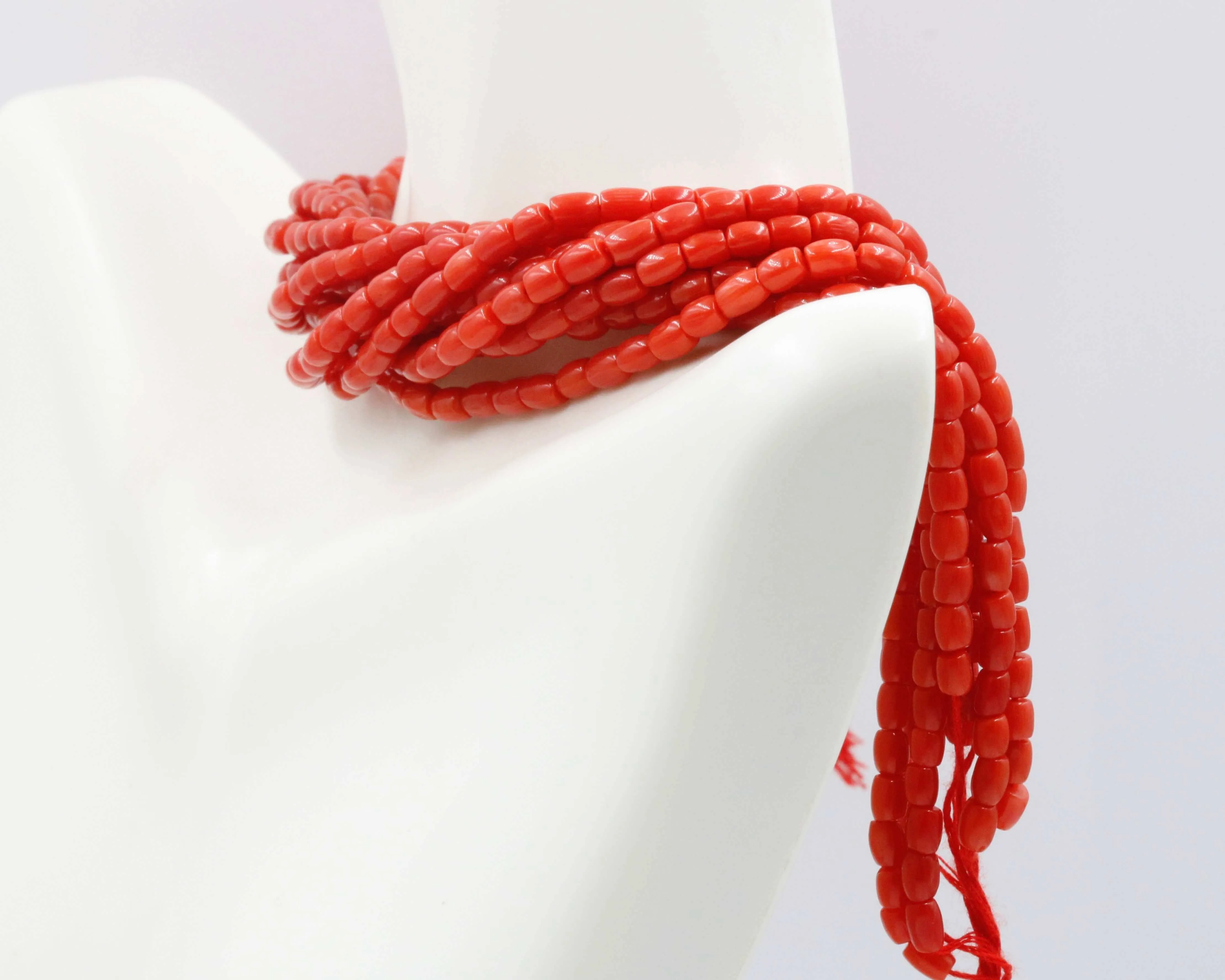 100% Natural Italian Coral Beads Coral Italian Coral beads Red Coral Beads Antique Coral Beads Natural Coral Bead DIY Jewelry 8 inch SKU: 115674