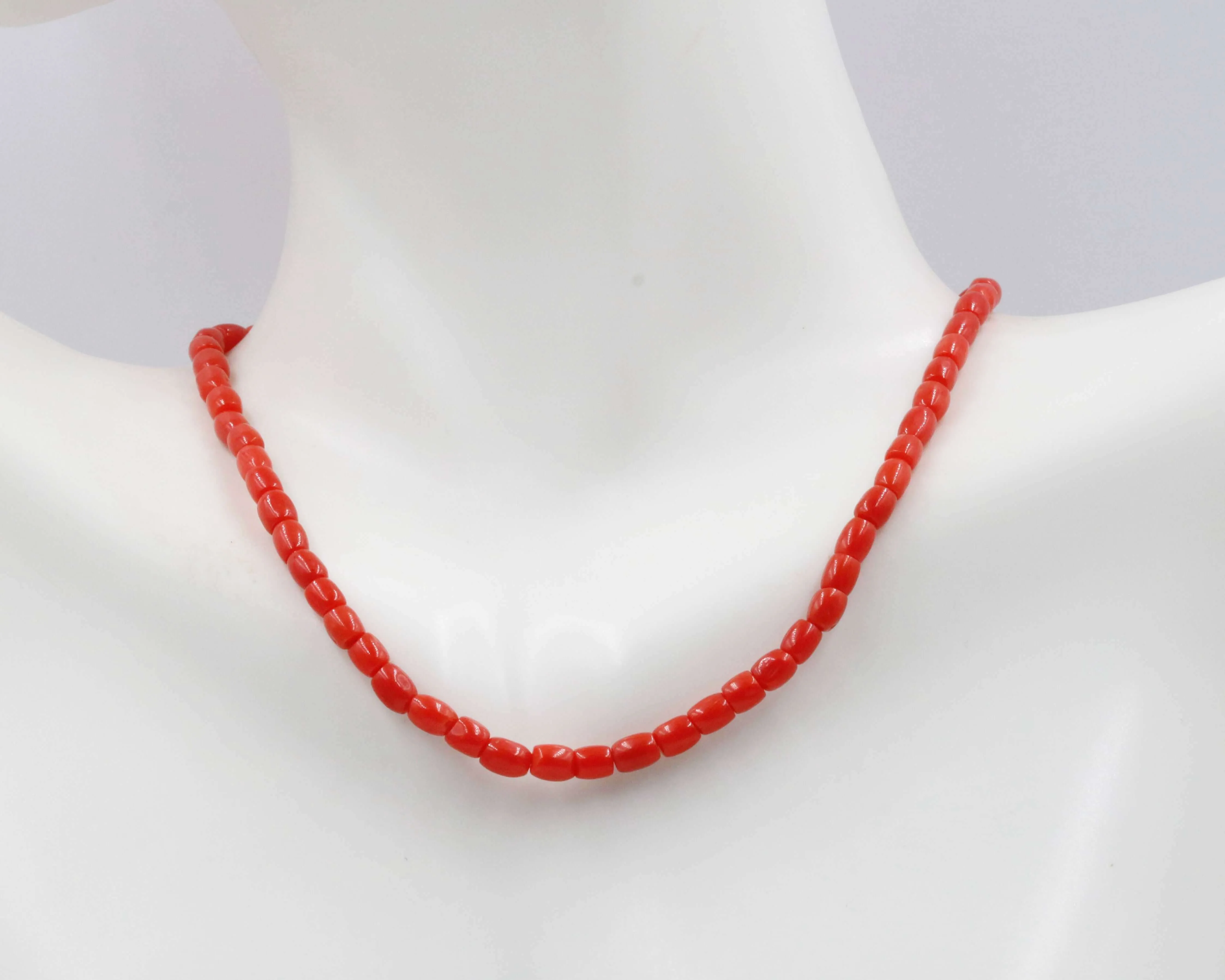 100% Natural Italian Coral Beads Coral Italian Coral beads Red Coral Beads Antique Coral Beads Natural Coral Bead DIY Jewelry 8 inch SKU: 115674