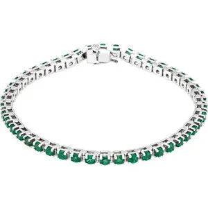 14K Gold Line 7" Bracelet