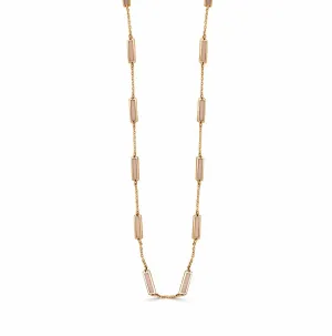 14K Yellow Coral 18 inch Necklace