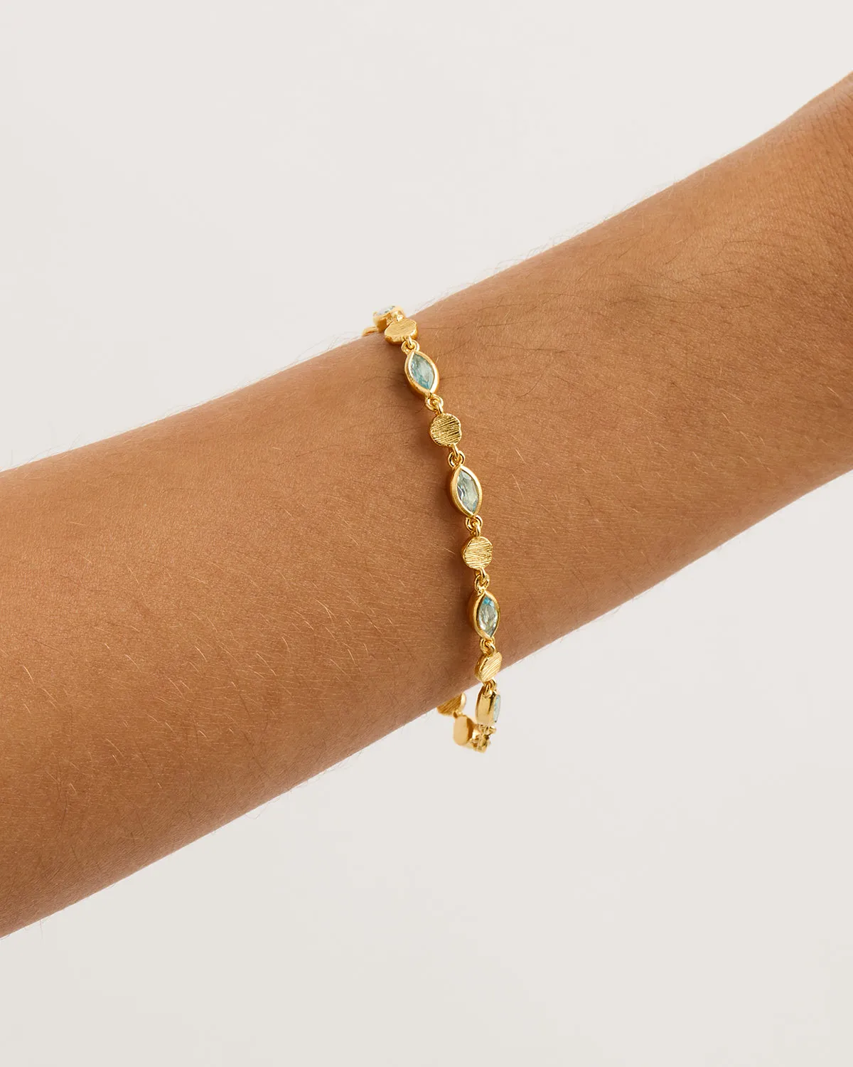 18k Gold Vermeil Protection of Eye Bracelet