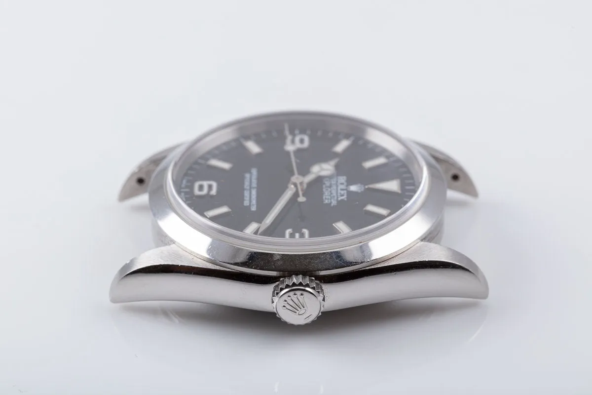 2000 Unpolished Rolex Explorer 114270 Swiss with Box Papers & Service Card
