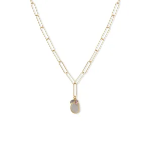 20" 14 Karat Gold Plated Charm Drop Necklace