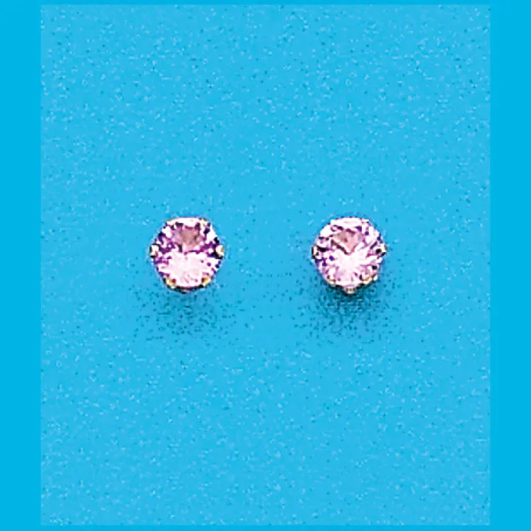 5mm Created Pink Sapphire