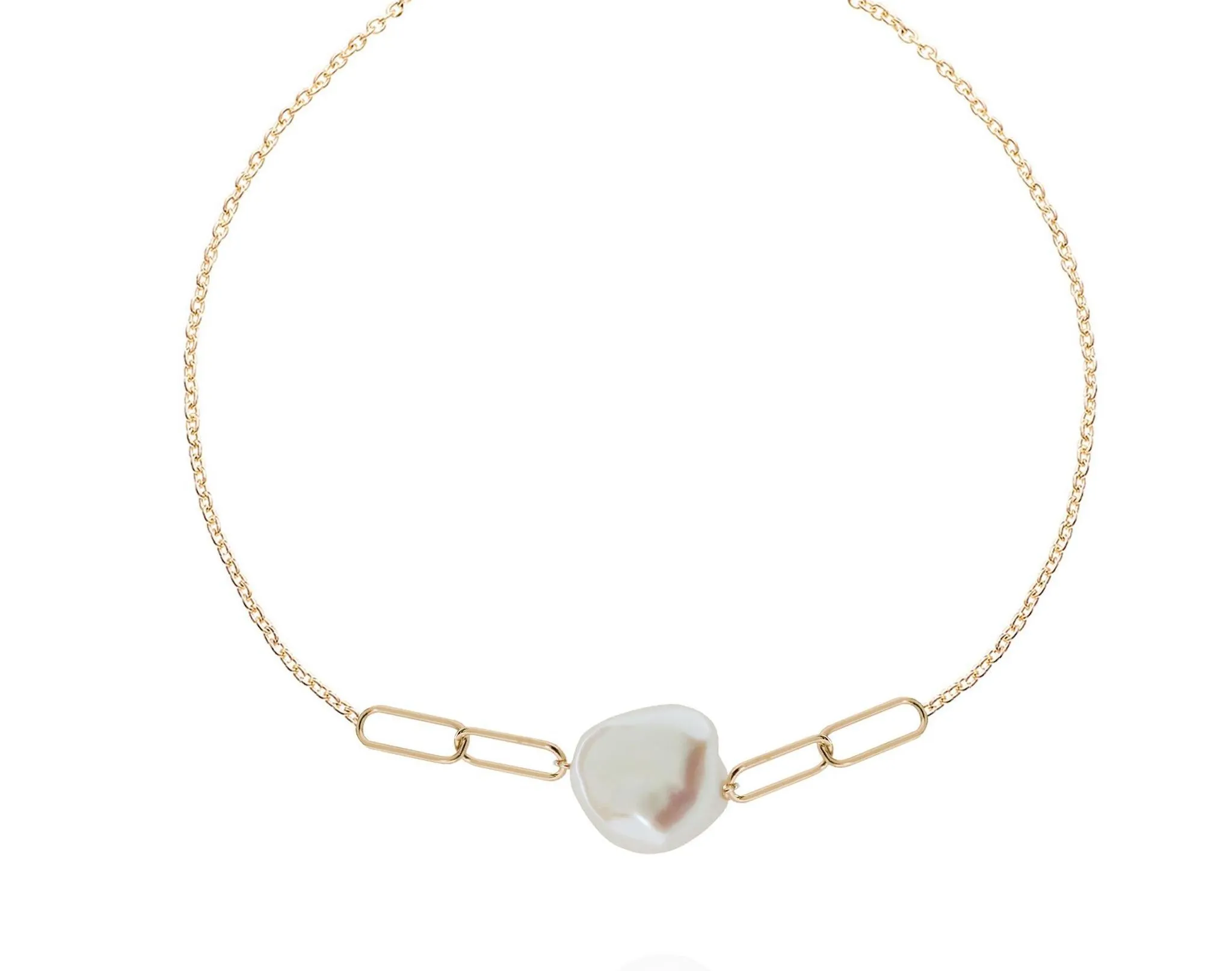 9kt Gold Single Keshi Pearl Bracelet