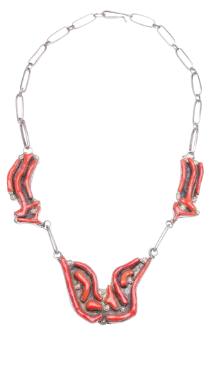 Abstract Coral Necklace | Griffin & Vangie Tsabetsaye