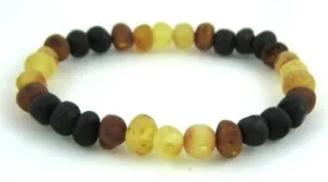 Adult Baltic Amber Bracelet - Multi