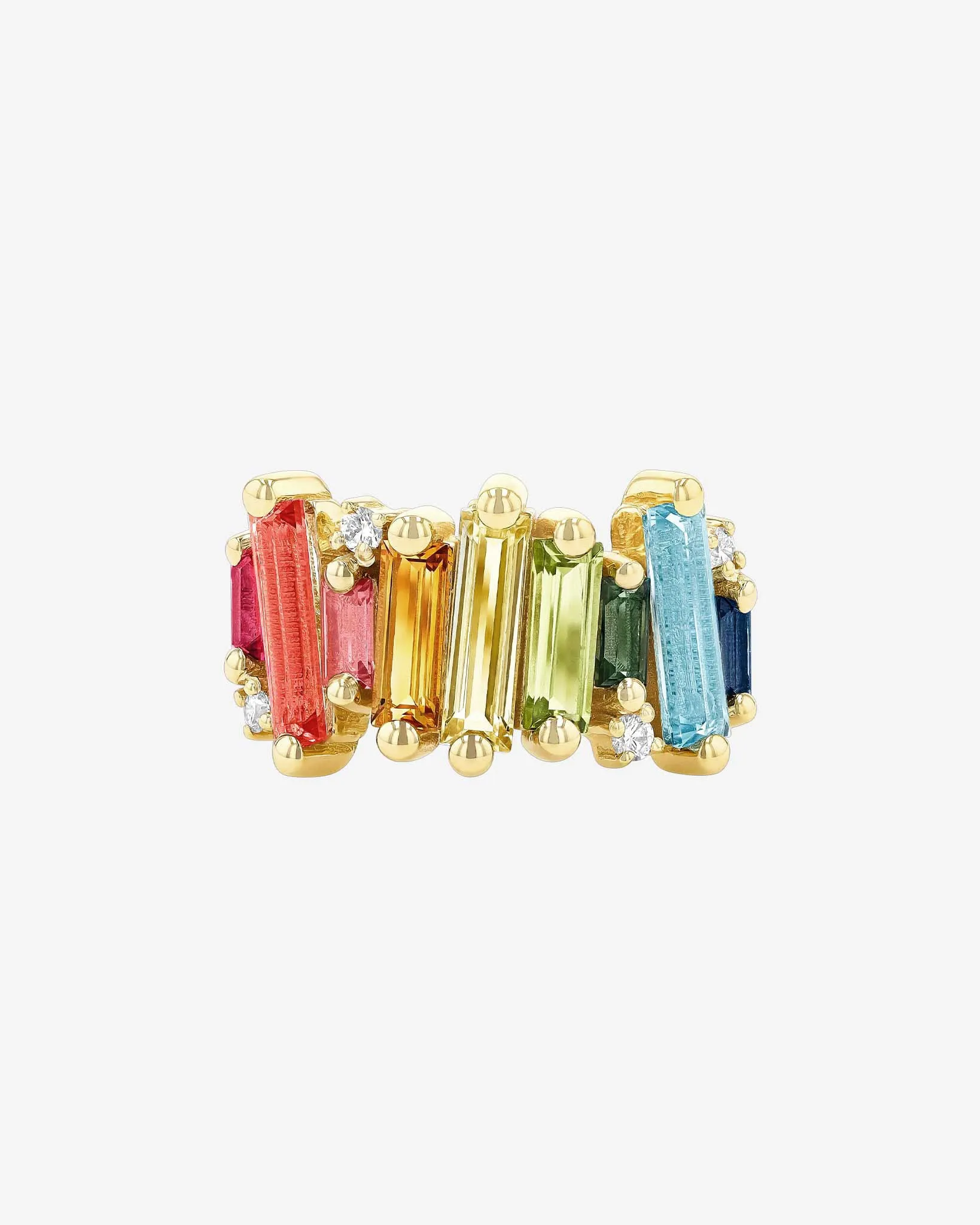 Amalfi Burst Rainbow Mix Stacker Half Band