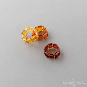Amber ring "Classic"