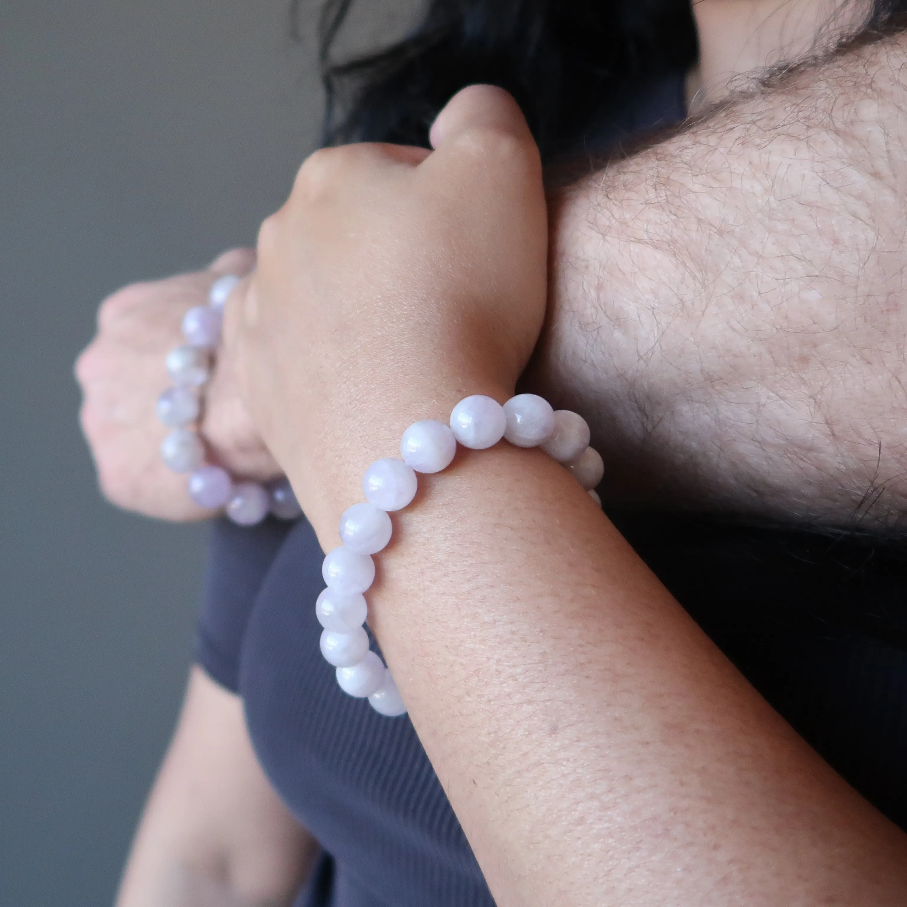 Amethyst Bracelet Lavender Purple Stone