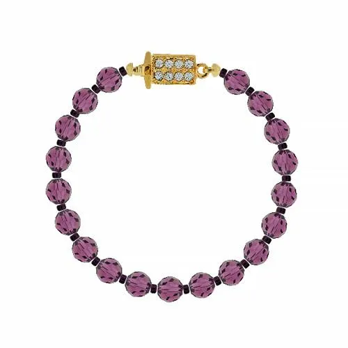 Amethyst Crystal Bracelet