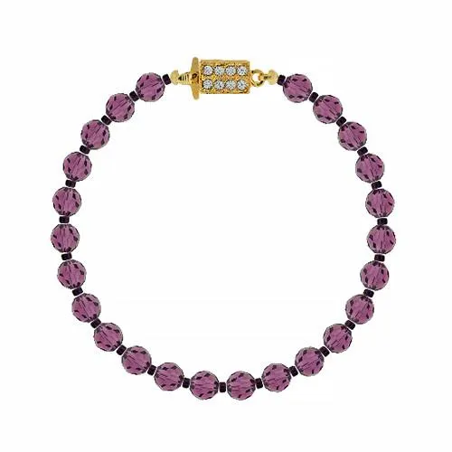 Amethyst Crystal Bracelet