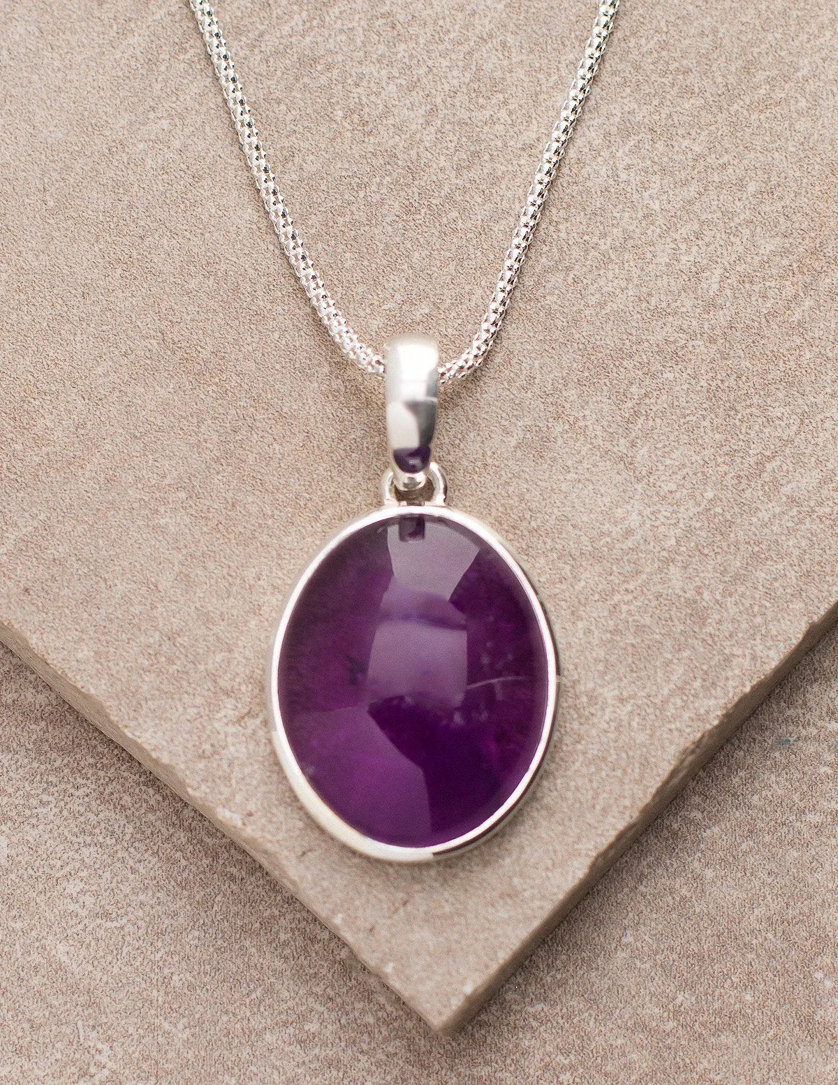 Amethyst Gemstone Necklace