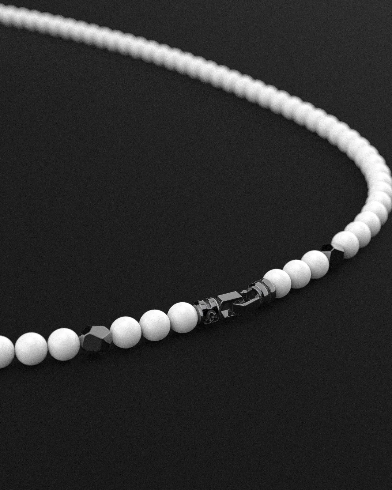 Amethyst   Tridacna Necklace 6mm | AEON