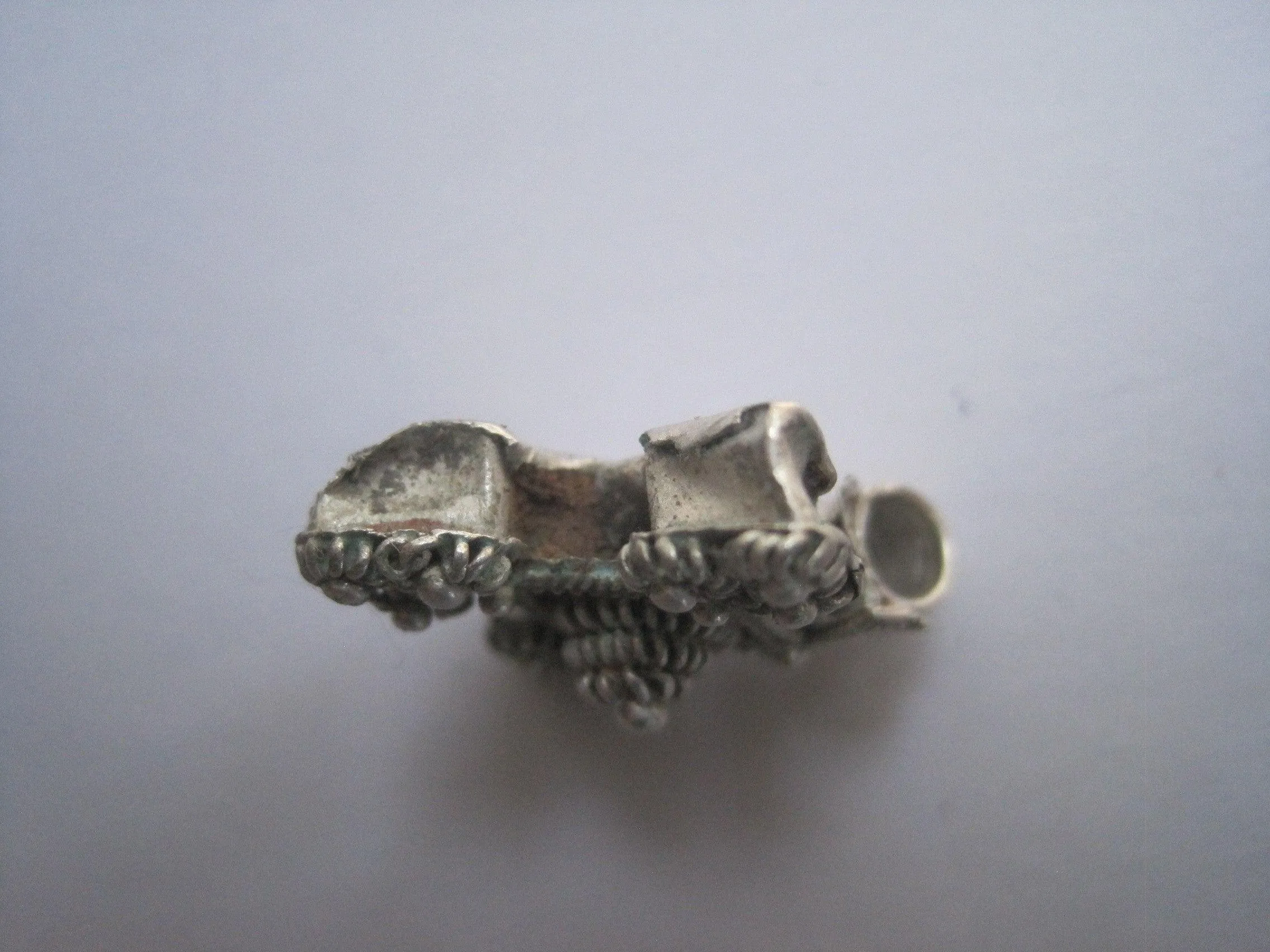 Antique Silver Cross Pendant from Morocco
