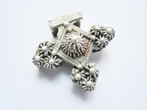 Antique Silver Cross Pendant from Morocco