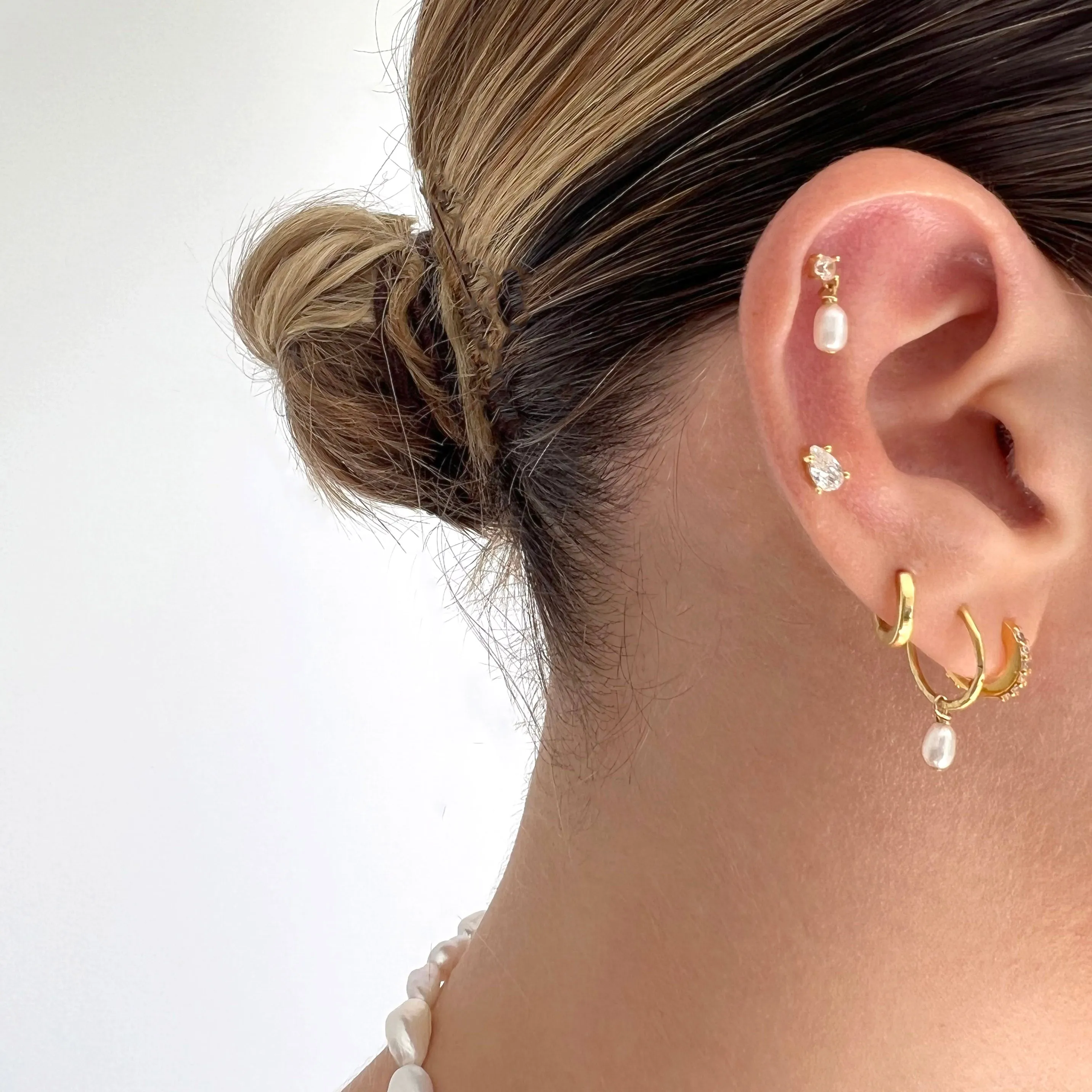 Aspen Mini Drop Earring - Single - Gold