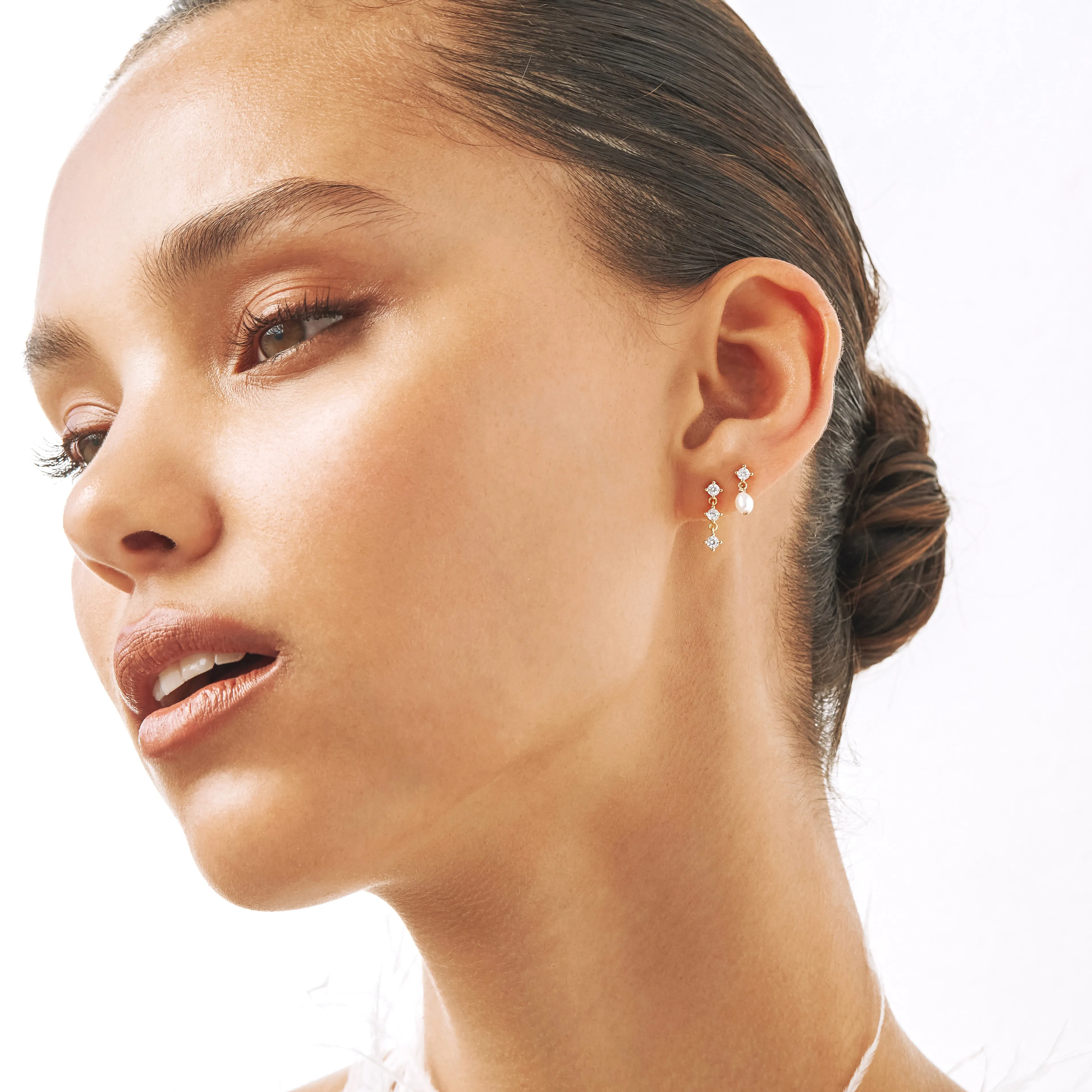Aspen Mini Drop Earring - Single - Gold
