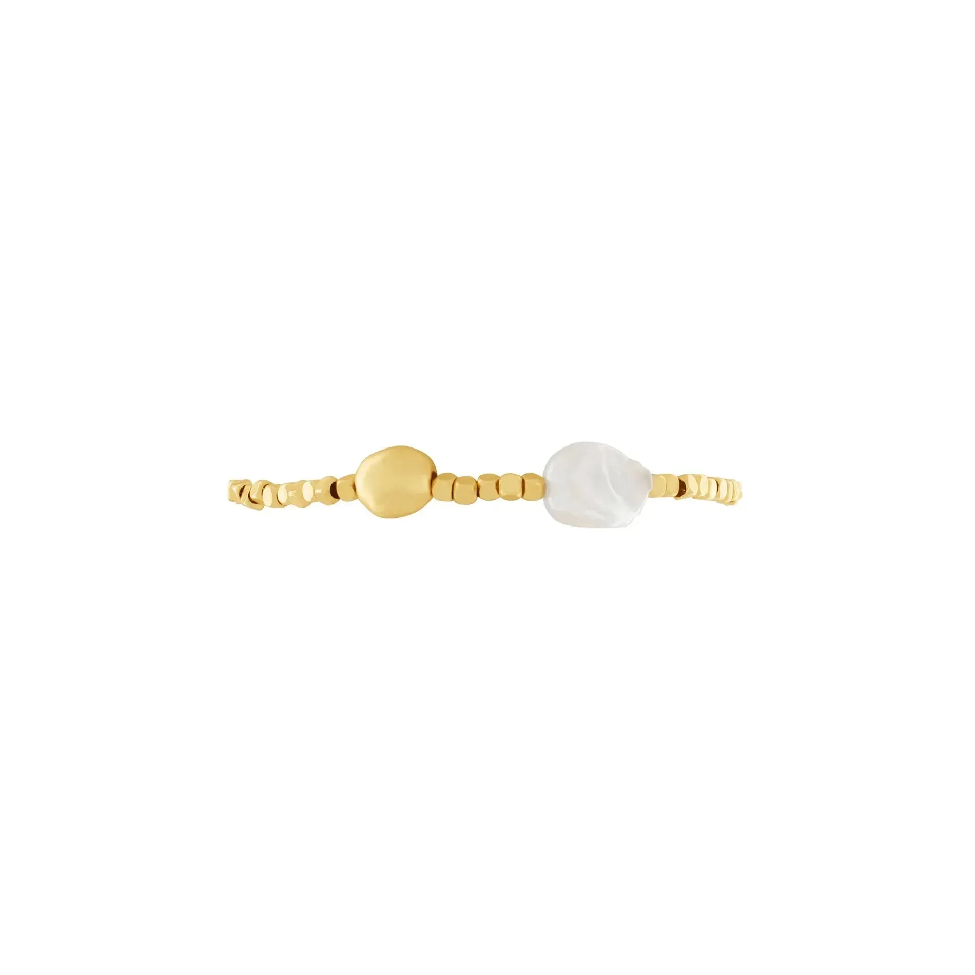 Audrey Pearl Bracelet Gold Plating