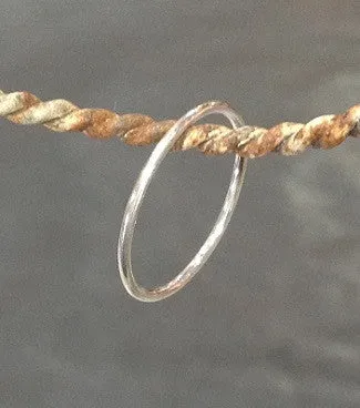 Band - Thin (choose sterling silver or 14k gold-filled)