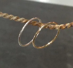Band - Thin (choose sterling silver or 14k gold-filled)