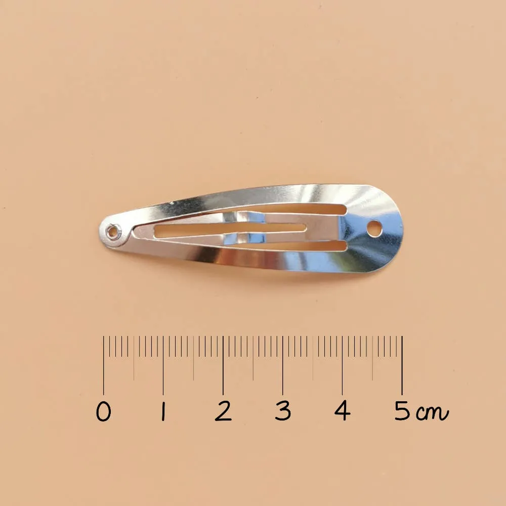 Barrette lune dorée