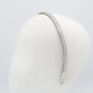bling cubic zirconia embellished  headband thin hairband women hair accessory