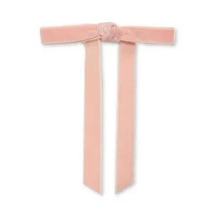 BLUSH BARDOT BOW BARRETTE