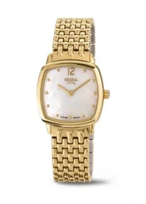 BOCCIA TITANIUM MOTHER PEARL DIAL GOLD TITANIUM BRACELET 3353-02
