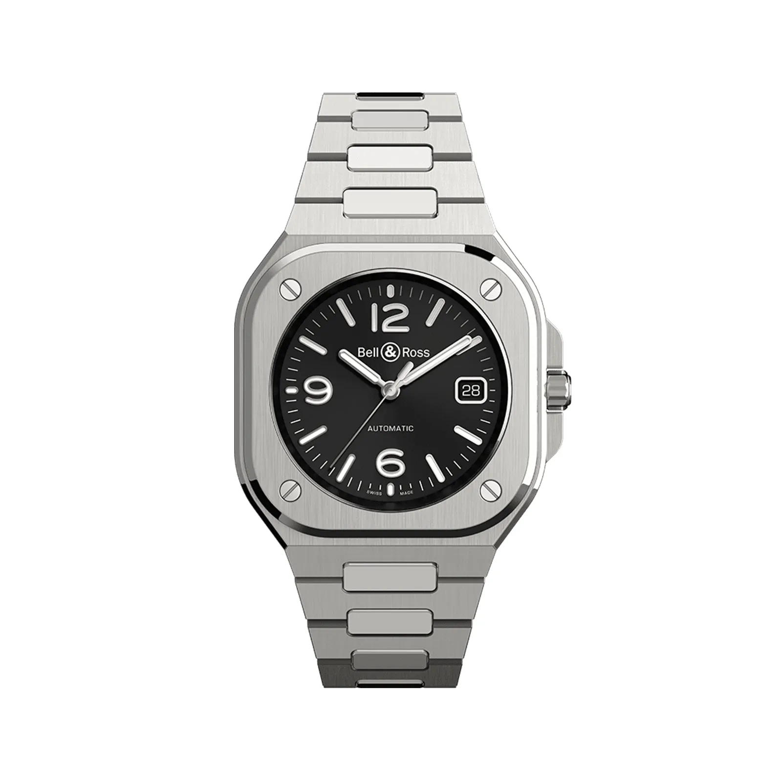 BR05 AUTO BLACK STEEL STEEL BRACELET