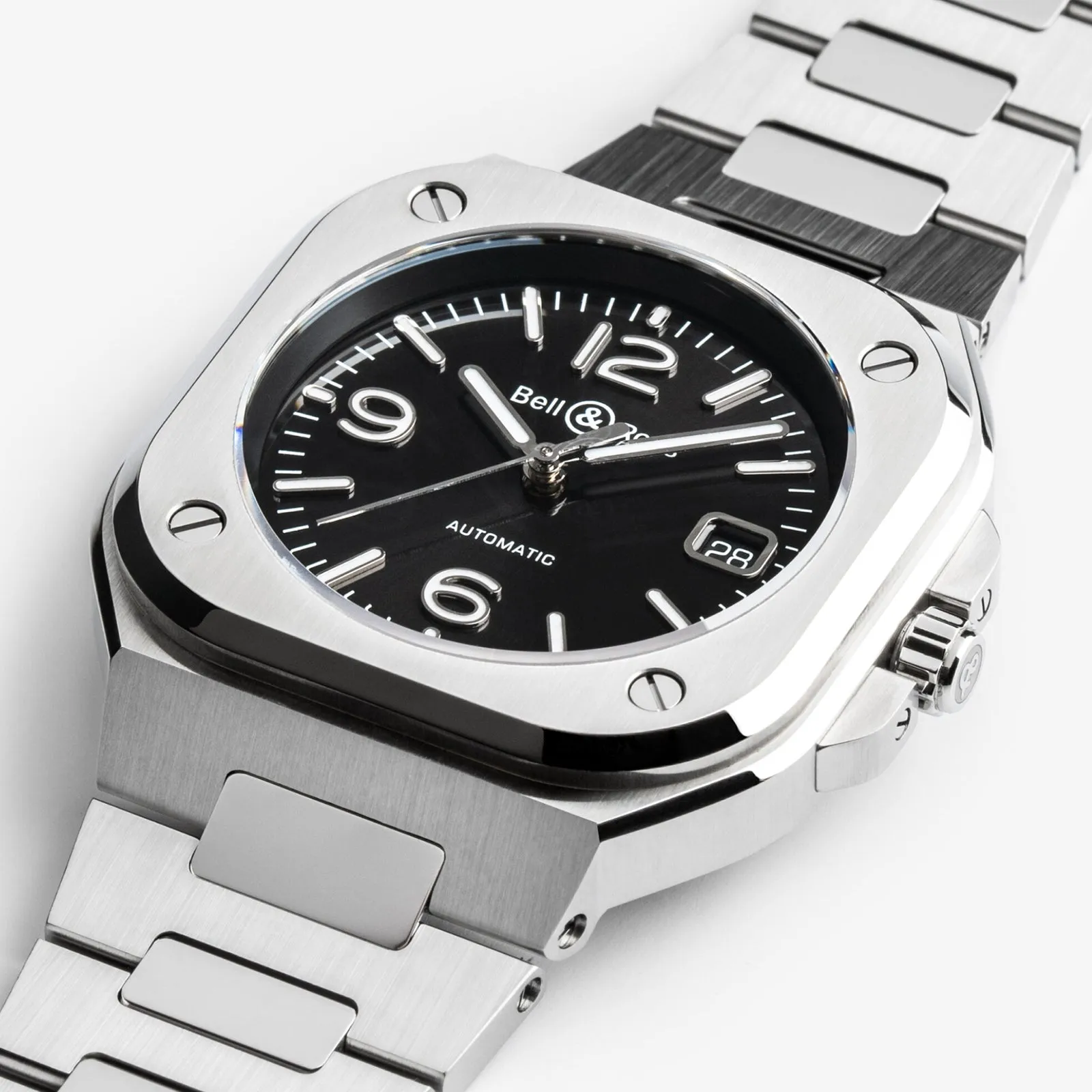 BR05 AUTO BLACK STEEL STEEL BRACELET
