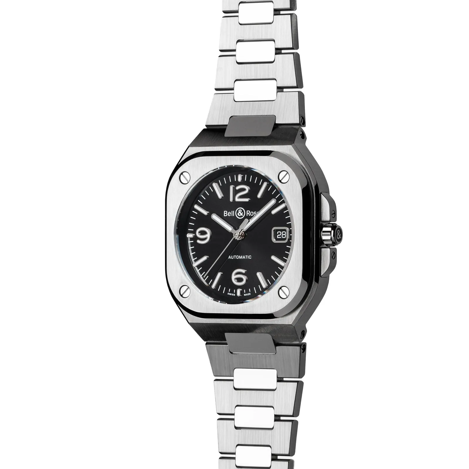 BR05 AUTO BLACK STEEL STEEL BRACELET
