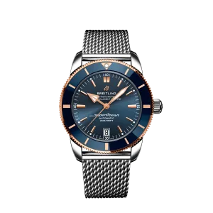 Breitling Superocean Heritage B20 Automatic 42mm SS/RG Case Steel Mesh Bracelet
