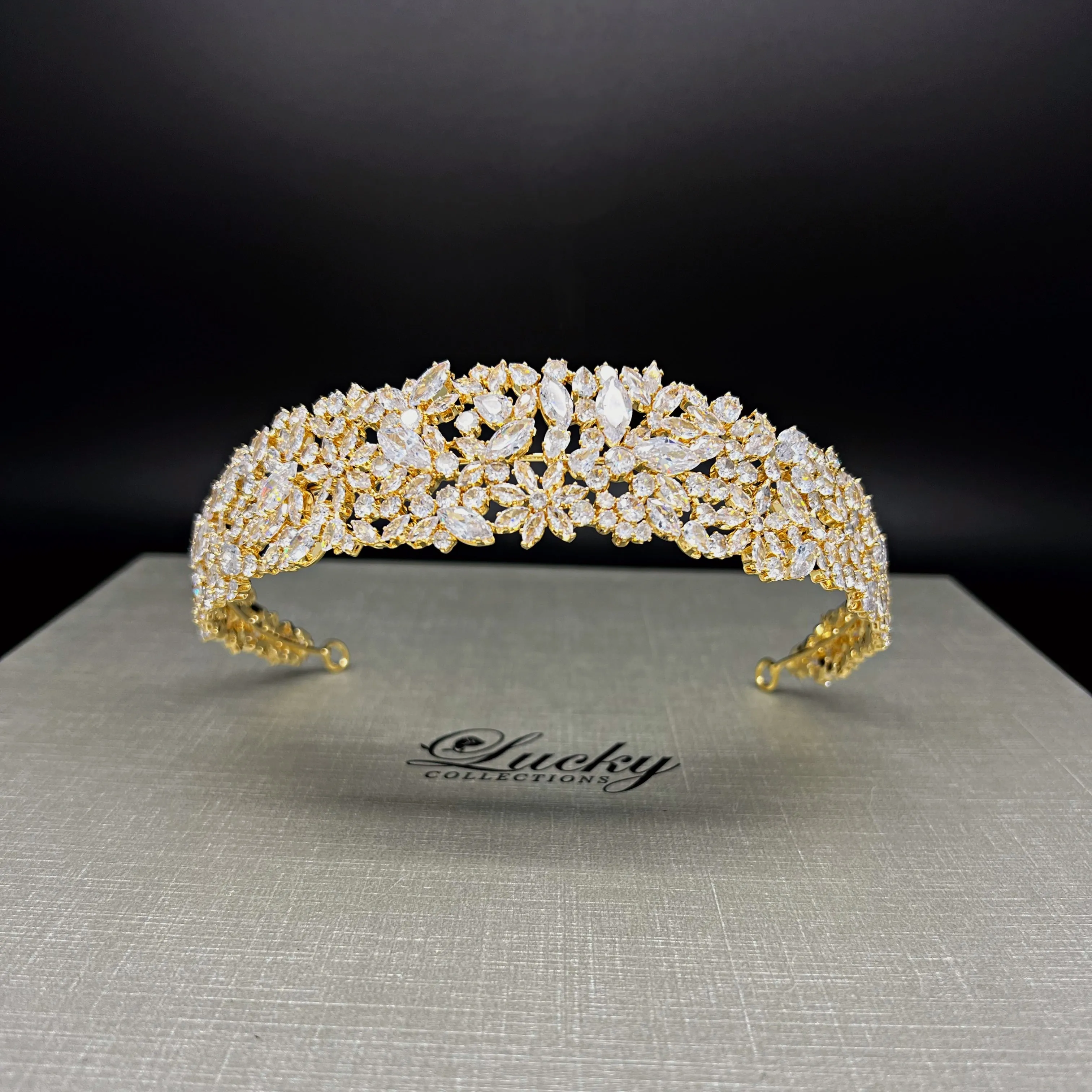 Bridal Headband, Quinceanera Headband, Swarovski Crystal Headpiece for Bride