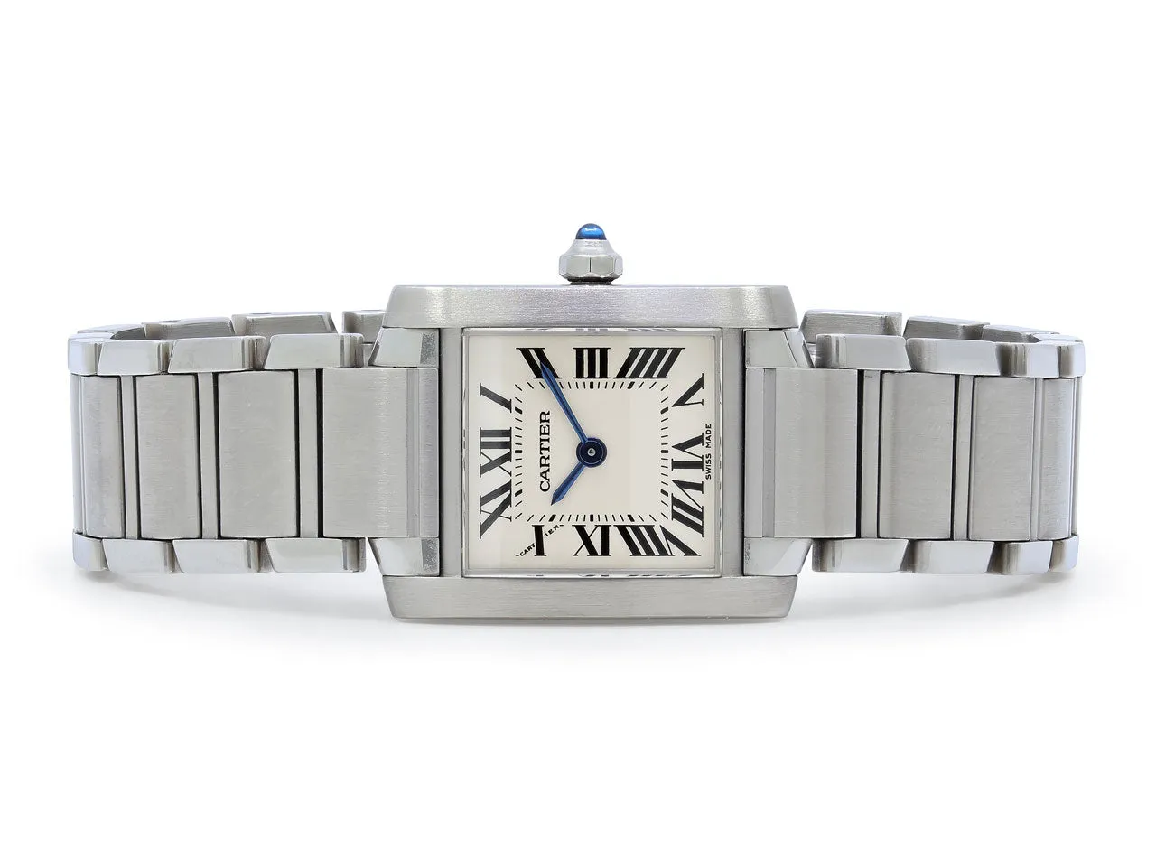 Cartier 'Tank Française' Watch in Stainless Steel