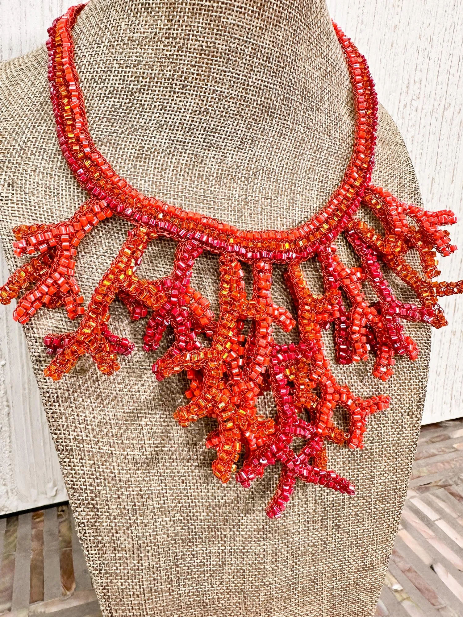 Coral Necklace, Coral Mix