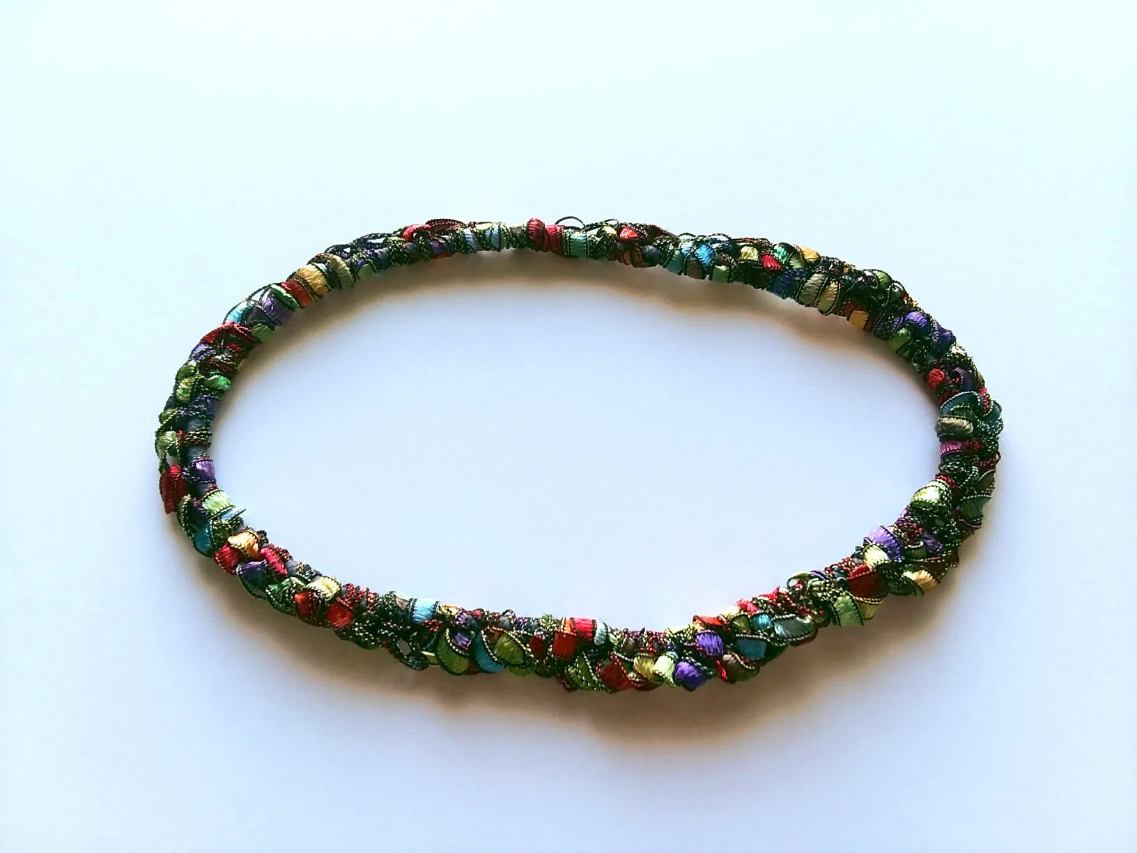 Crocheted Trellis Yarn Stretchy Headband - 17 Color Choices