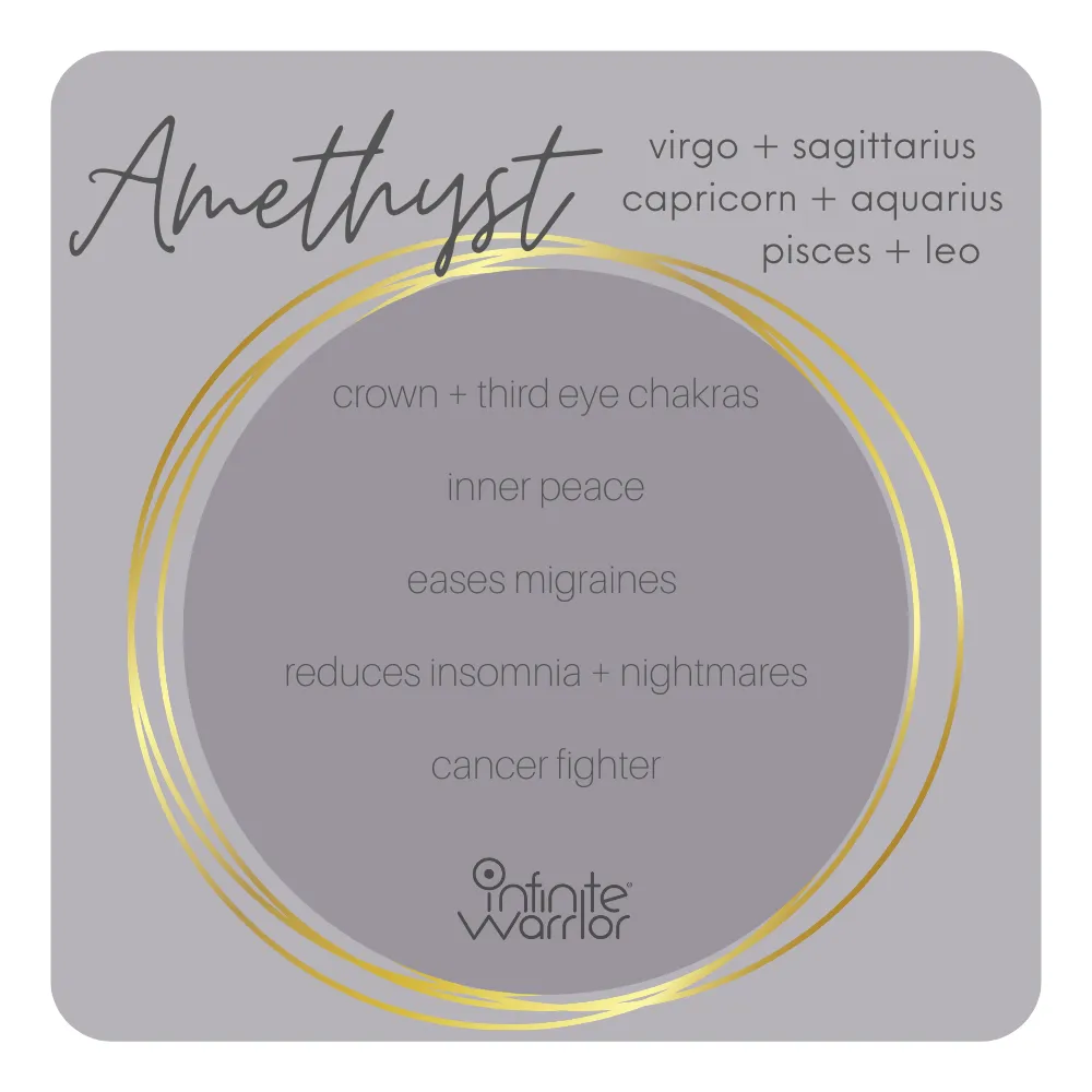 Crystals For Migraine Relief | Amethyst   Clear Quartz   Lapis Lazuli Crystal Kit