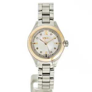 Ebel Onde Watch SS/RG Silver Dial Diamonds 30mm Quartz (FINAL SALE)