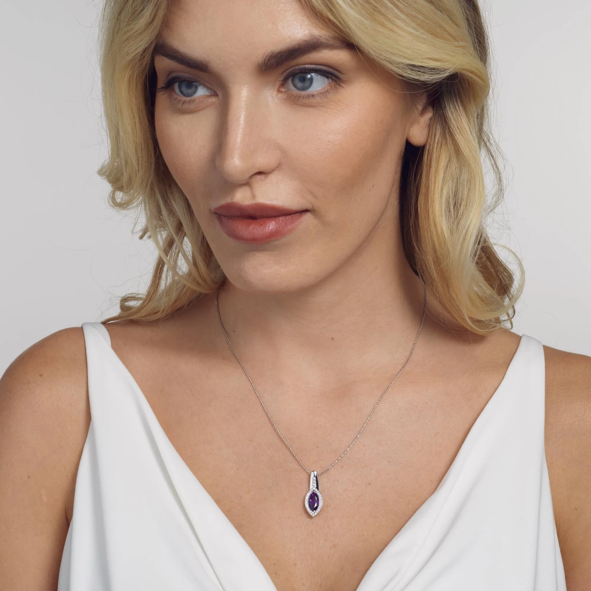 Elixir Gemstone Pendant with Diamonds