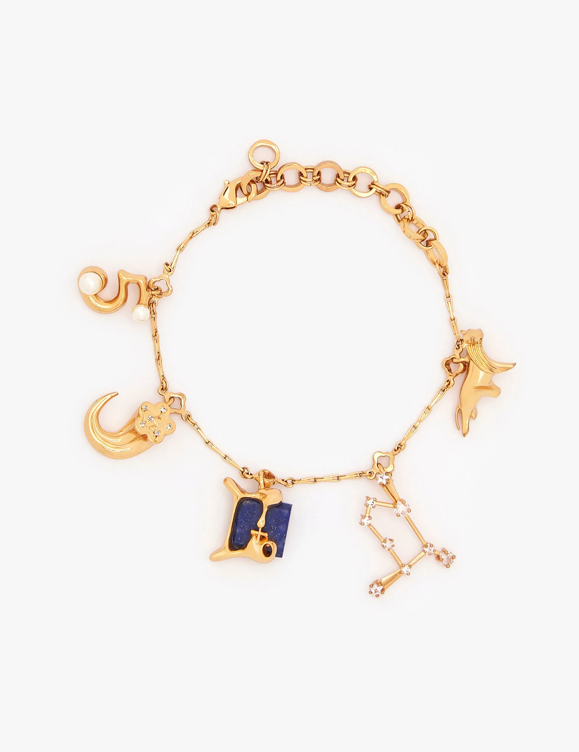 Gemini Charm Bracelet