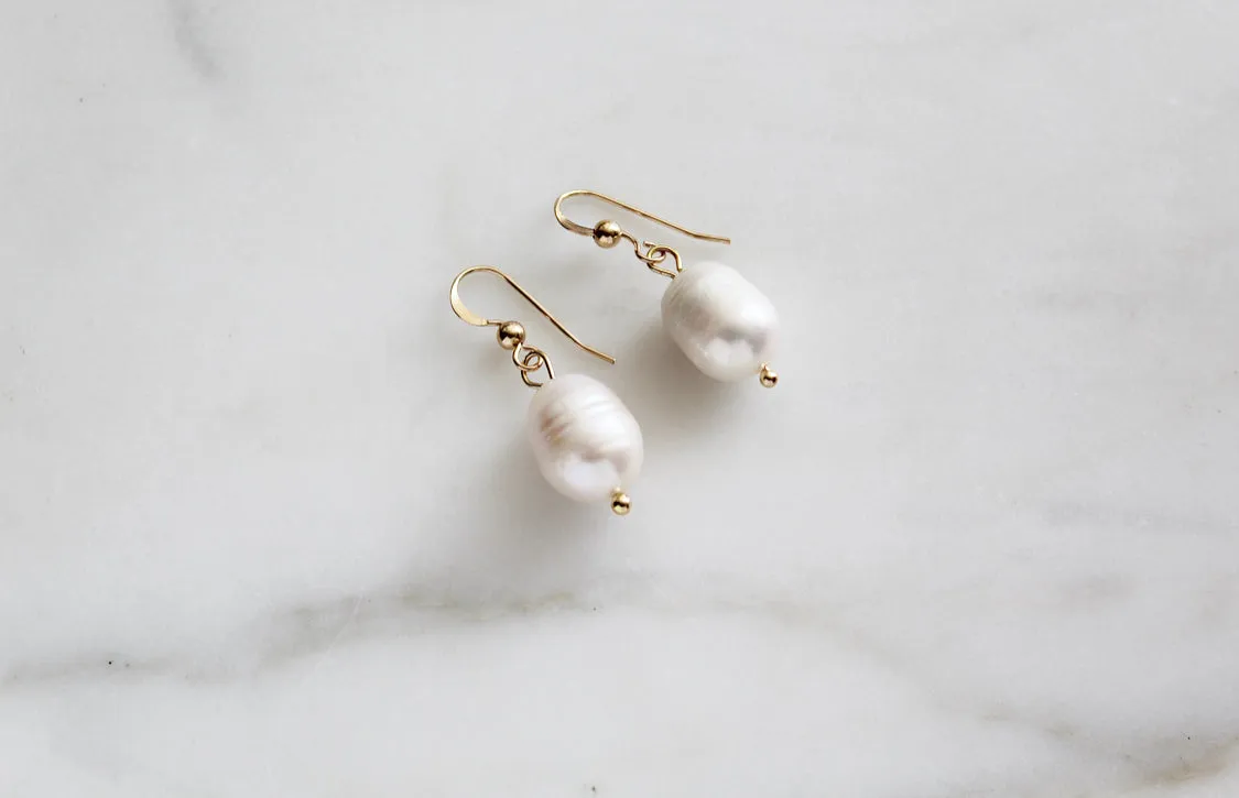 Giannas Pearl earrings