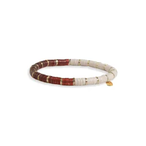 Grace Amber Half and Half Stretch Bracelet