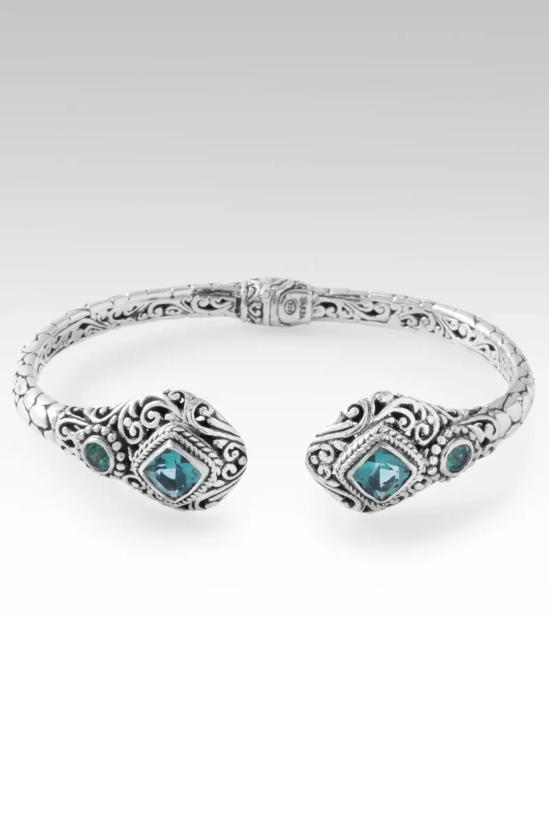 Graceful Presence Tip-to-Tip Bracelet™ in Green Lab Created Quartz