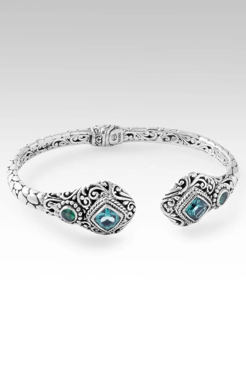 Graceful Presence Tip-to-Tip Bracelet™ in Green Lab Created Quartz