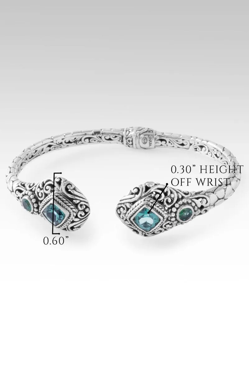 Graceful Presence Tip-to-Tip Bracelet™ in Green Lab Created Quartz