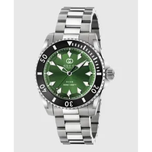 Gucci Dive 40mm Green Dial Watch