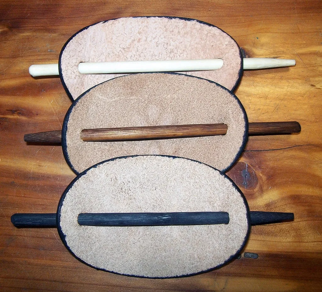 Handmade Leather Barrette with Horse Design