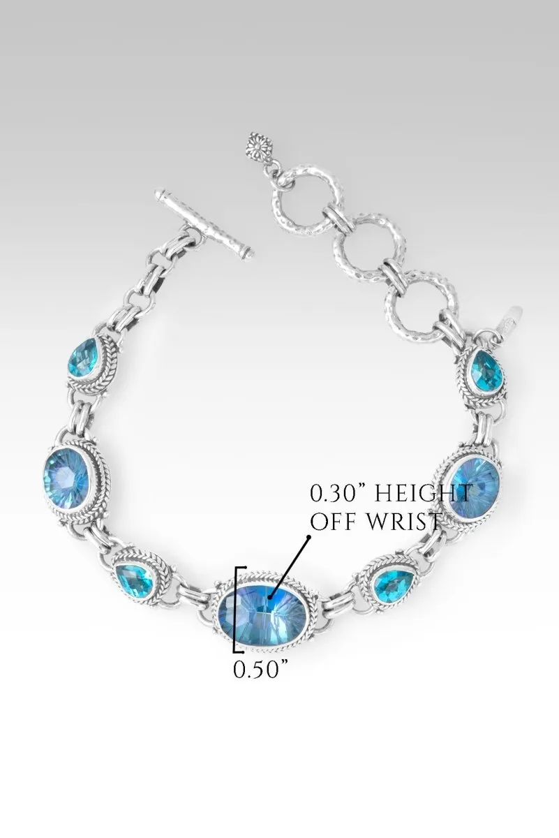 Harmonious Melody Bracelet™ in Bluelicious™ Mystic Quartz
