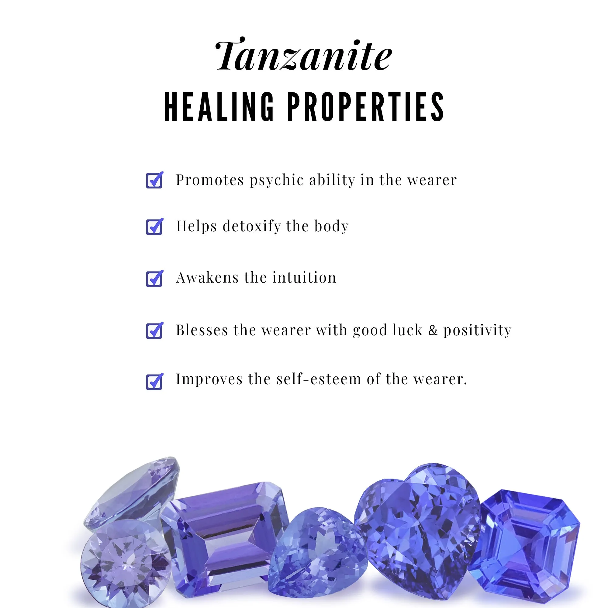 Heart and Round Shape Tanzanite and Diamond Dangle Pendant